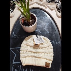 C. C. Messy Bun Beanie Tail